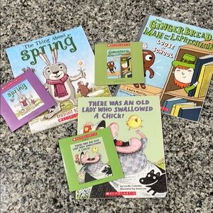 Scholastic Books with CDs Bundle